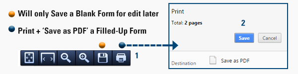 Print and Save Patient Forms