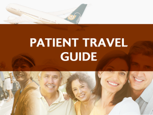 Dr Richardon's Patient Travel Guide
