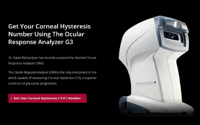 Get Your Corneal Hysteresis Number Using The Ocular Response Analyzer G3